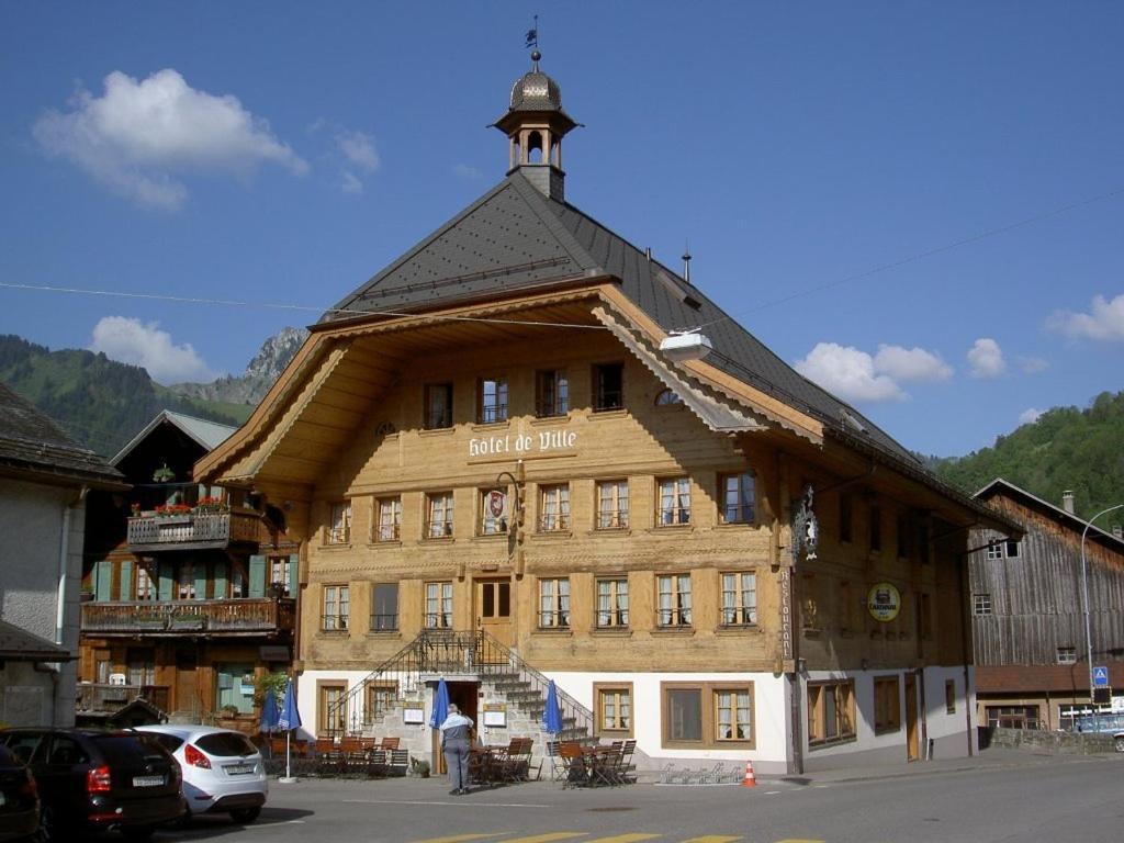 Hotel De Ville Rossinière Exteriér fotografie